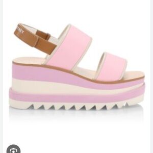 Stella McCartney Elyse Platform Slingback Sandals